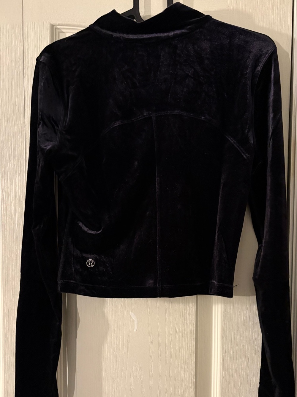 Lulu All aligned Velour Mock Neck
